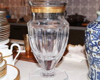 Moser crystal imperial vase