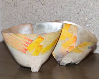 Bennett Bean ceramic sculpture-2 pieces