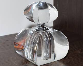 Vintage crystal perfume bottle