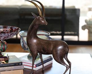 Loet Vanderveen bronze gazelle-larger