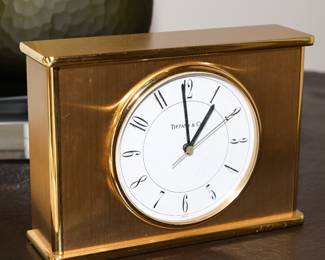 Tiffany desk clock