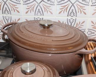 Le Creuset covered dutch oven