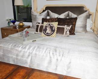 Custom bed covers and shams available