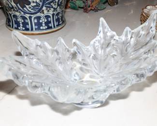 Lalique Champs Elysees bowls x 2