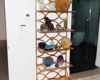 Uttermost Lashaya gold etagere
