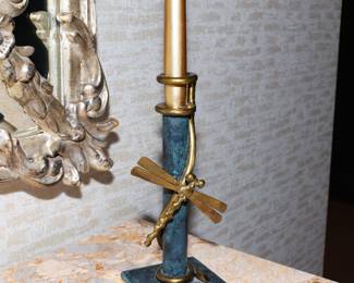 Mario Villa dragonfly candlestick