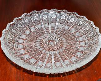 Bohemian hand cut crystal 