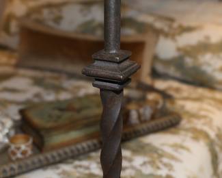 Wrought iron 4 poster bed frame