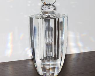 Vintage crystal perfume bottle