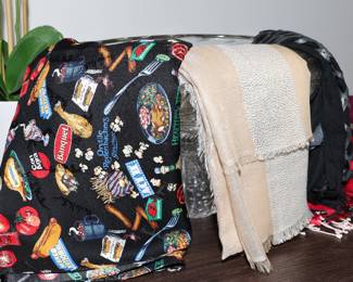 There are several scarves available as well