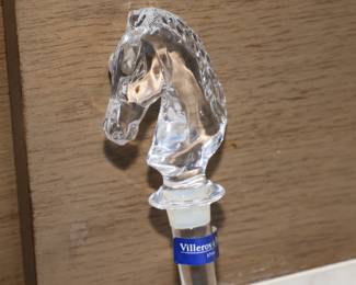 Villeroy & Boch horse wine stopper