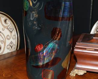 Anthony Corradetti art glass vase