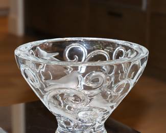 Lalique Verone centerpiece bowl