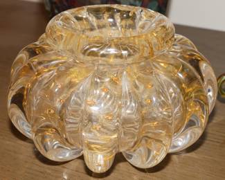 Donghia Italian Murano glass pumpkin