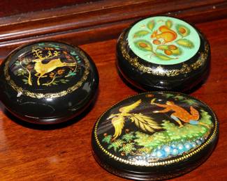 Russian trinket boxes 