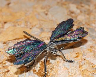 Enameled butterfly