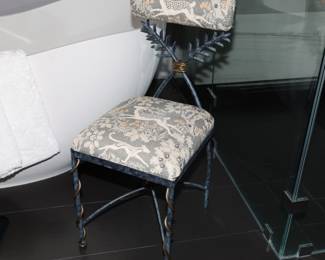 Mario Villa Palm vanity chair