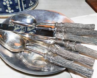 Vintage Christian LaCroix by Christofle serving pieces