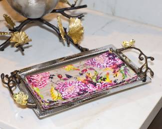 Michael Aram butterfly gingko napkin tray