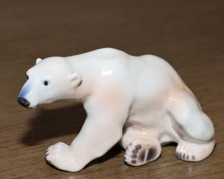 Royal Copenhagen porcelain bear figurine