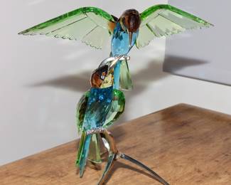Swarovski Bee Eaters sculpture