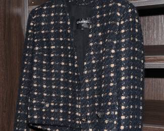 Chanel blazer with a Chanel hanger