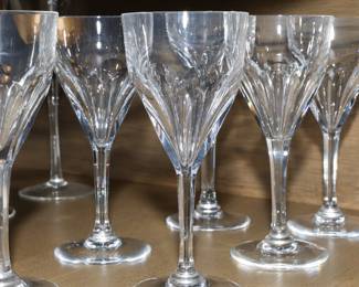 Saint Louis Bristol wine glasses