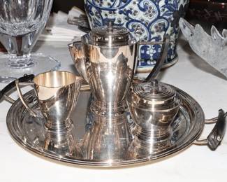 4 Piece Christofle tea set