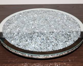 Crystal lazy susan