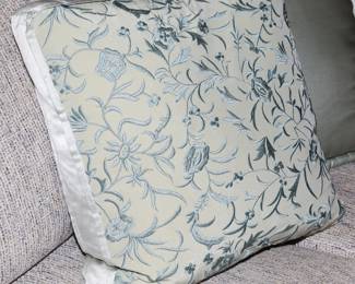 Custom silk pillows x 2