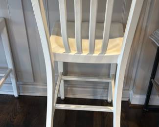 white counter stool