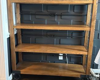 rustic shelving unit