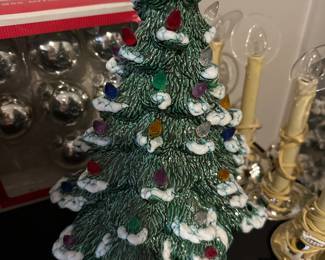 vintage ceramic Christmas tree