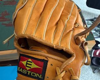 vintage Easton Black Magic leather baseball glove