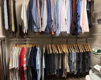 men's clothing - shirts and pants