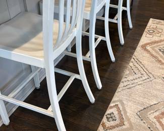 white counter stools
