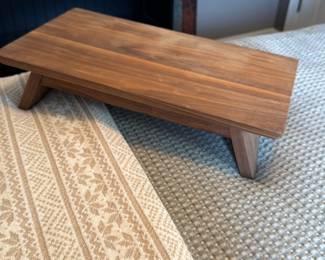 wooden display platform