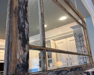 rustic farmhouse windowpane