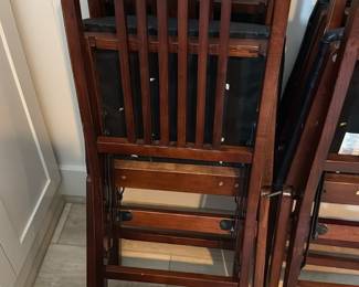 wooden folding chairs