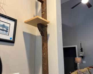 antique wooden carpenter's clamp 