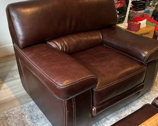 Simon Li Leather Accent Chair