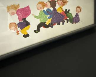  Ingrid Beck "Hoolie Train" Art Print