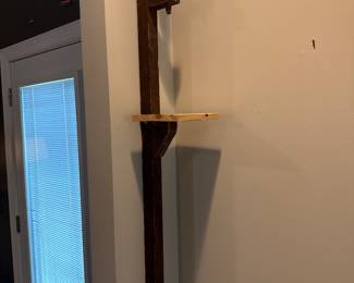 antique wooden carpenter's clamp