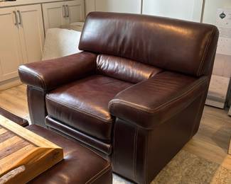 Simon Li Leather Accent Chair