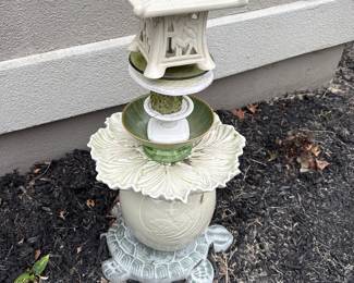 decorative ceramic garden piece