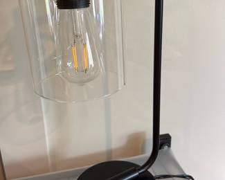 modern black metal task and table lamp