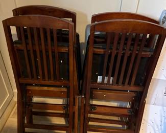 wooden folding chairs