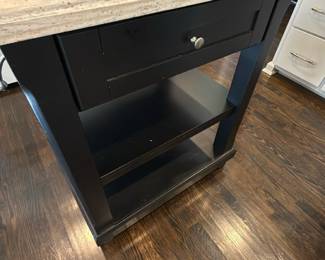 dark wood accent table