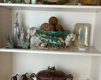 Rabbit Themed Ceramics, Figurines and Home Decor