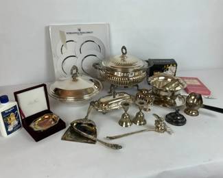 Silverplate Serving Pieces and Table Accessories